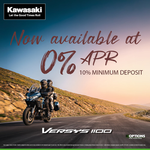 Versys 1100 0% promotion