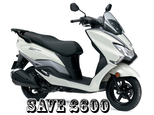 Burgman 125 white